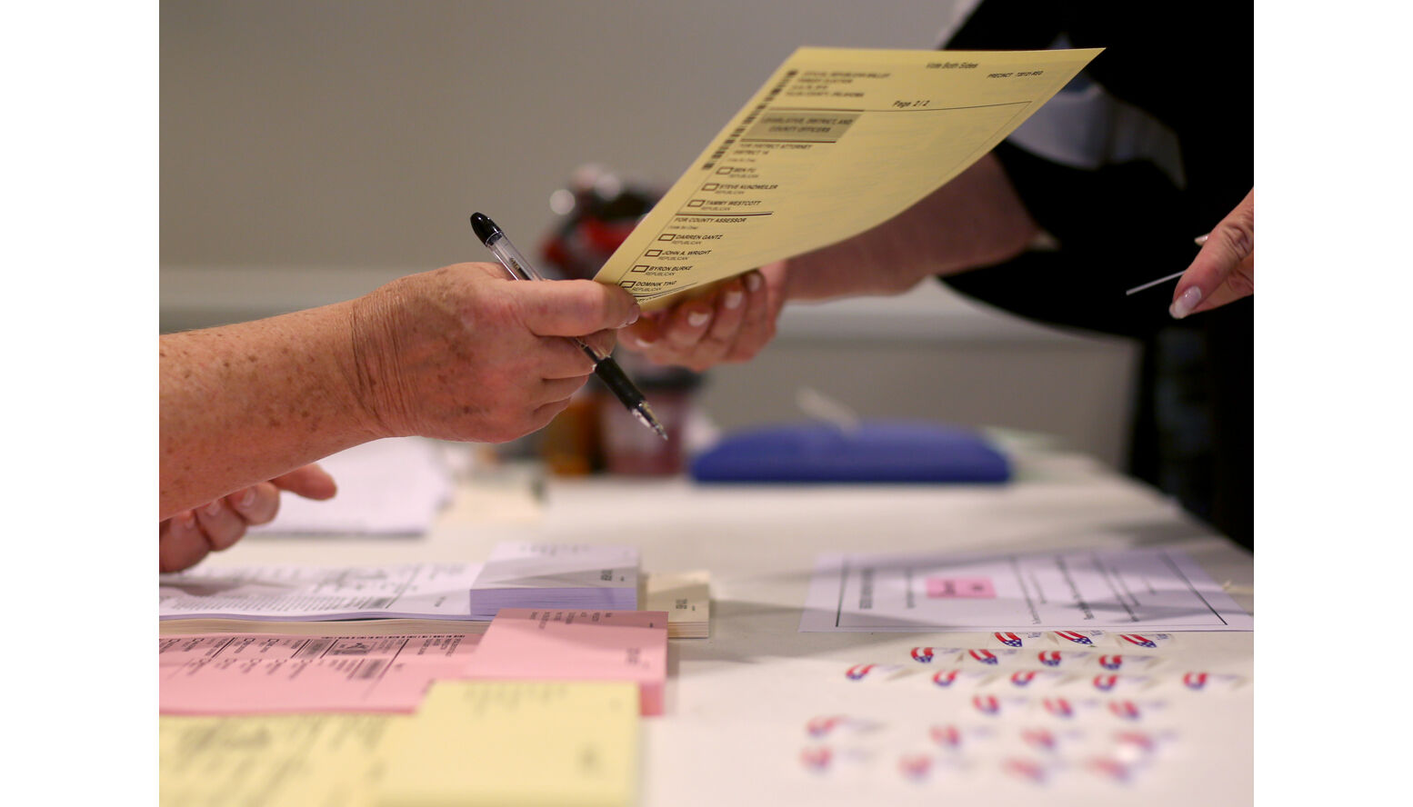 Sample ballot